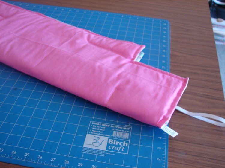 fold liner in half